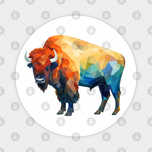 Bison Magnet by aphian